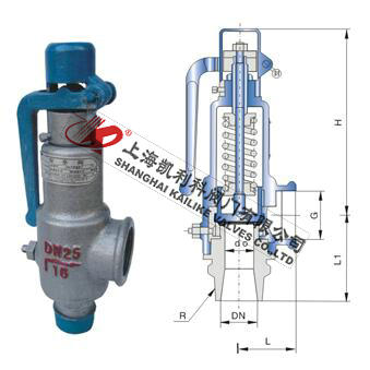 A28H、A28W、A28Y彈簧全啟式外螺紋安全閥